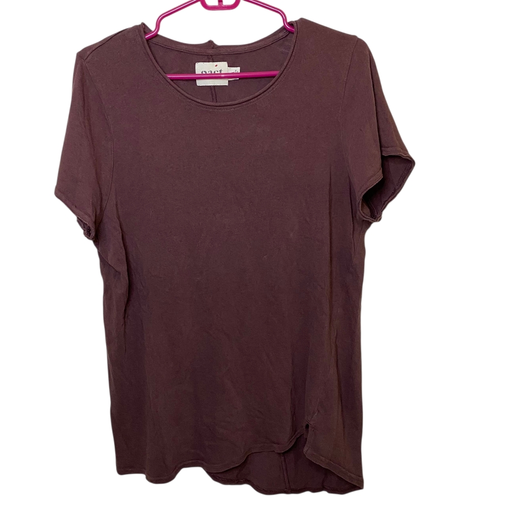 Pact Women's Burgundi Short‎ Sleeve Tee